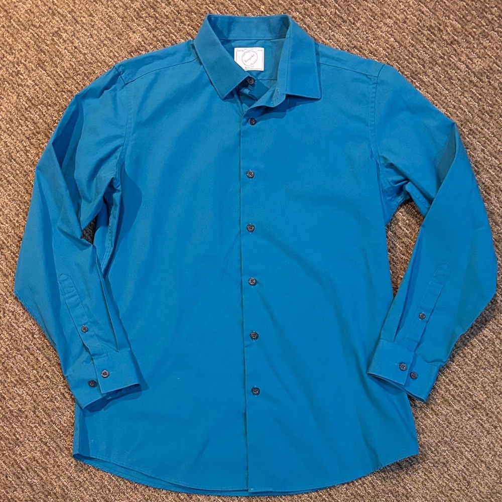 Bespoke New York Teal Dress Shirt